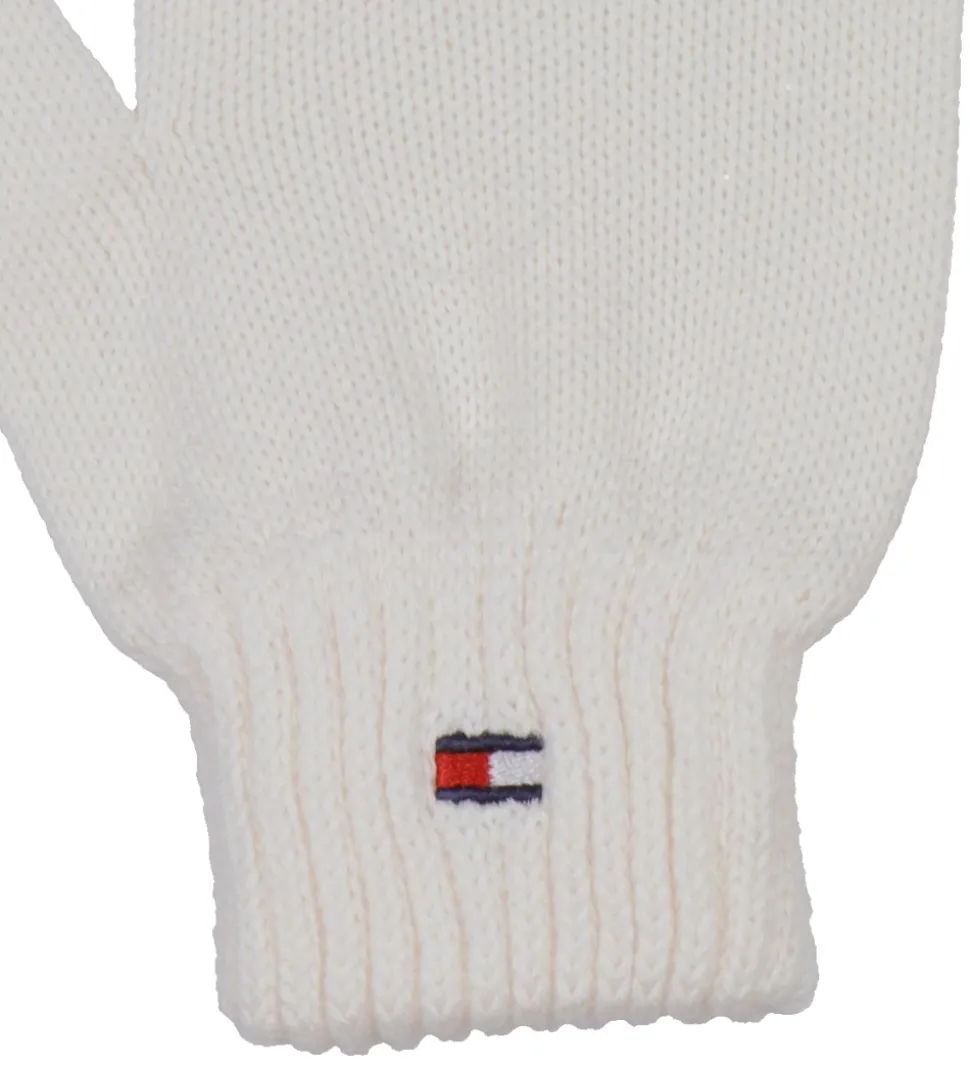 TommyHilfiger Handsker - Strik - Ancient White
