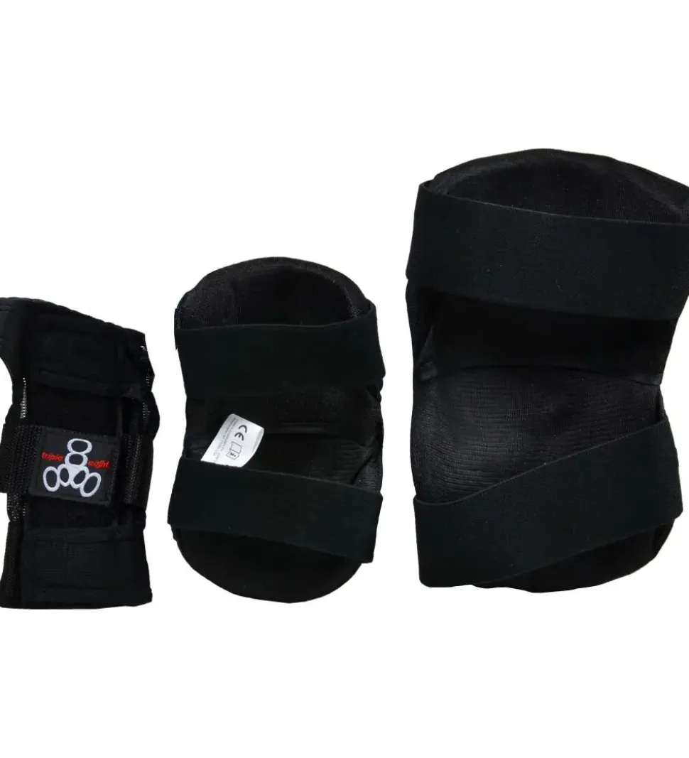 Triple Eight Beskyttelsessæt - 3-pak - Sort