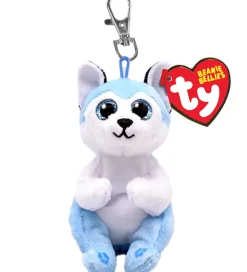 Ty Nøglering m. Bamse - Beanie Bellies - 10 cm - Thunder