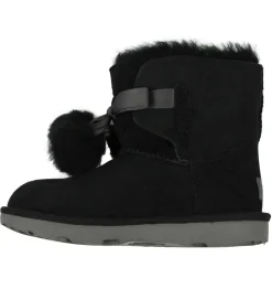 UGG Bamsestøvler - Gita - Sort m. Pom Poms