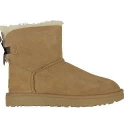 UGG Bamsestøvler - W Mini Bailey Bow II - Chestnut