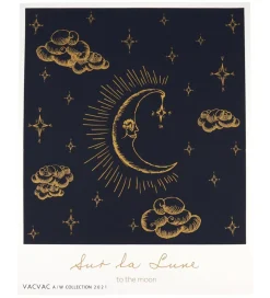 VACVAC Plakat - Håndlavet - 40x50 cm - Night Blue