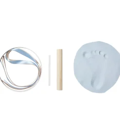 Vanilla Copenhagen Hånd- og Fodaftryk Sæt m. Bånd - Blå