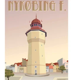 Vissevasse Plakat - 30x40 cm - Nykøbing F.