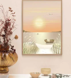 Vissevasse Plakat - 30x40 cm - Dunes