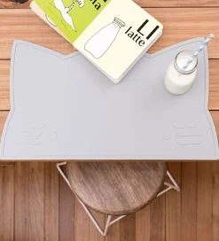 We Might Be Tiny Dækkeserviet - Kat - Silikone - Grå