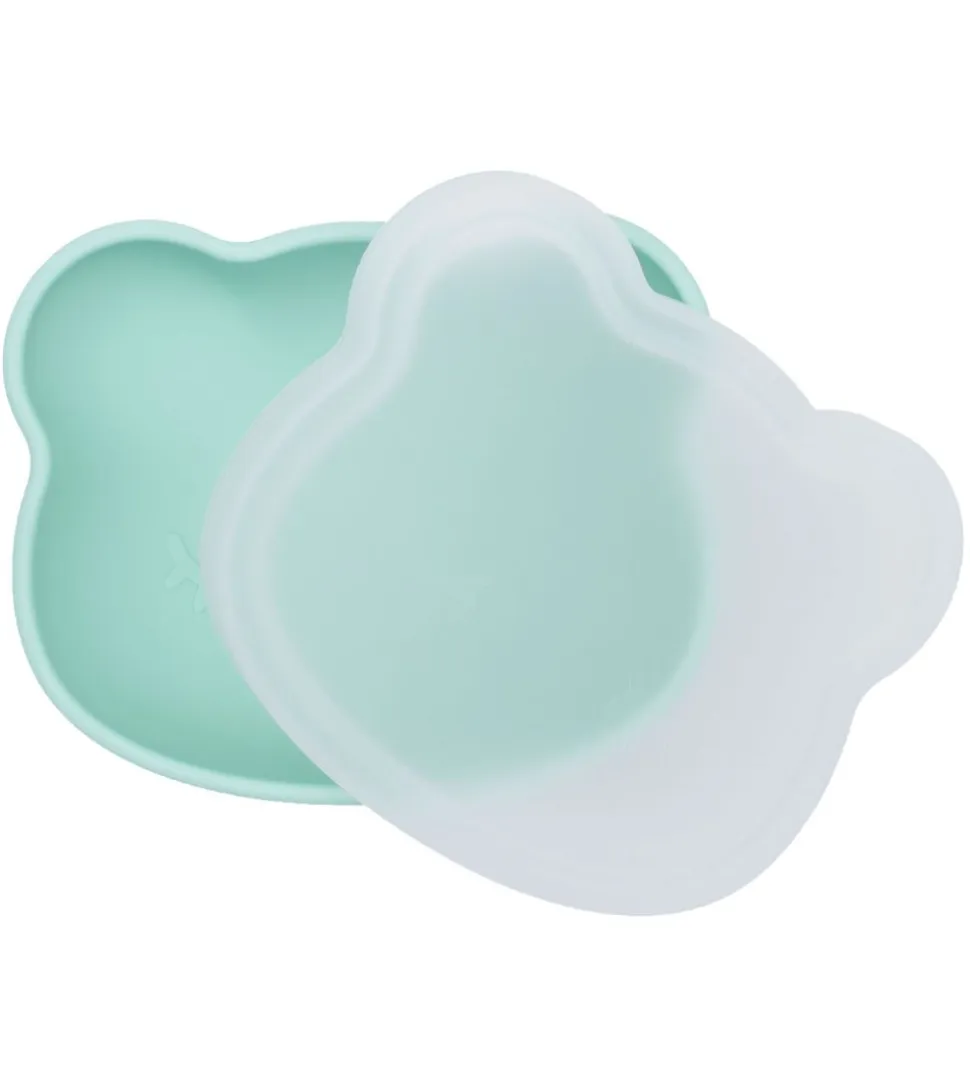 We Might Be Tiny Skål m. Sugekop - Silikone - Mint