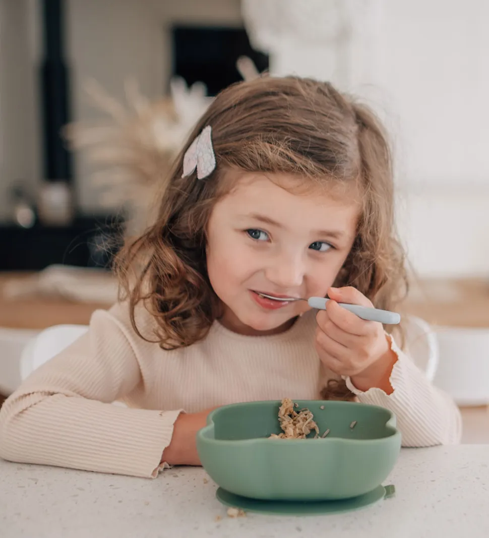 We Might Be Tiny Skål m. Sugekop - Silikone - Sage