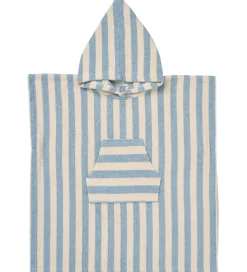 Wheat Badeponcho - Lille - Frotté - Blue Swim Stripe