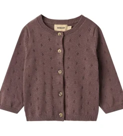 Wheat Cardigan - Strik - Maia - Plum