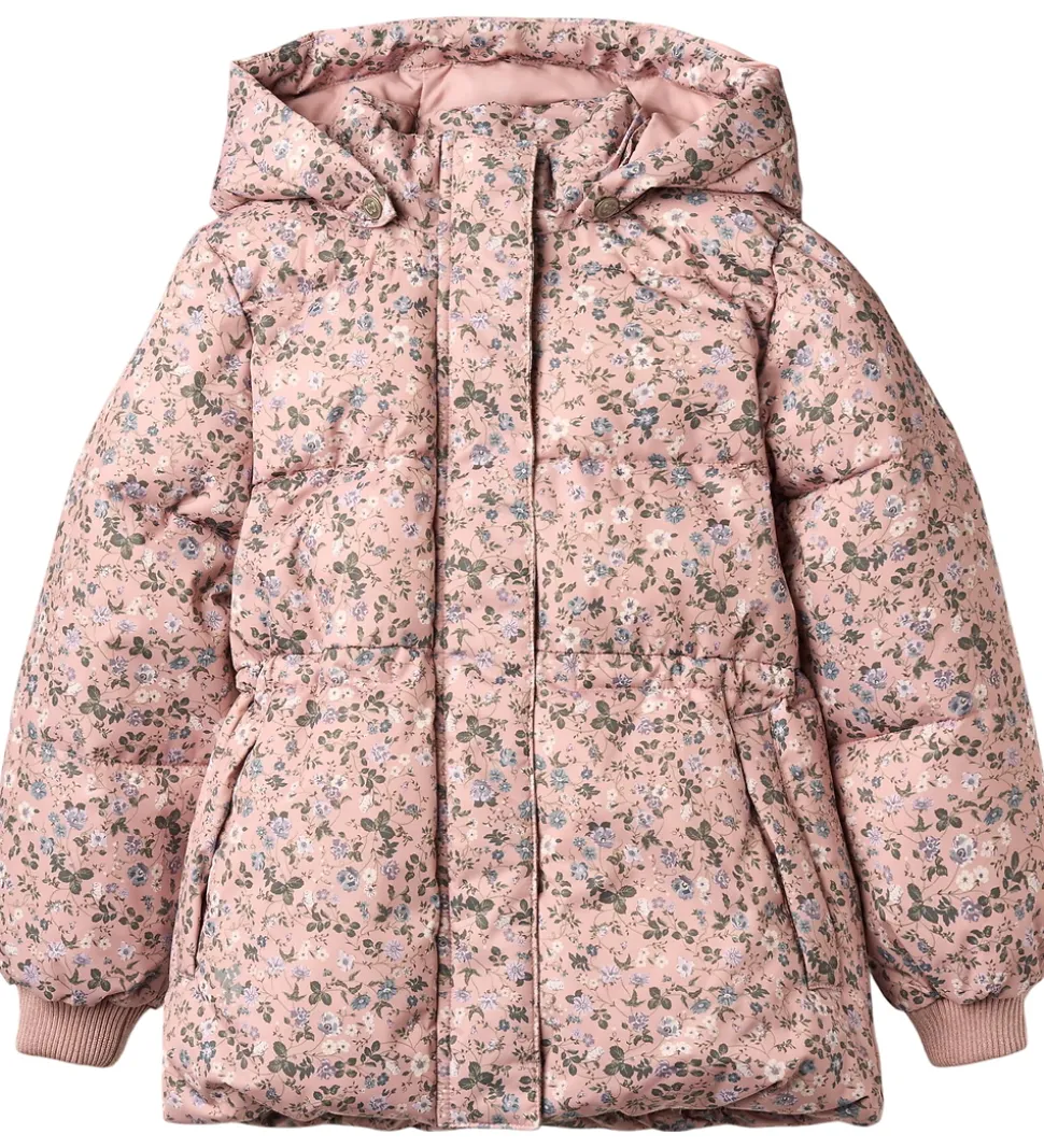 Wheat Dynejakke - Eli - Rose Powder Flowers