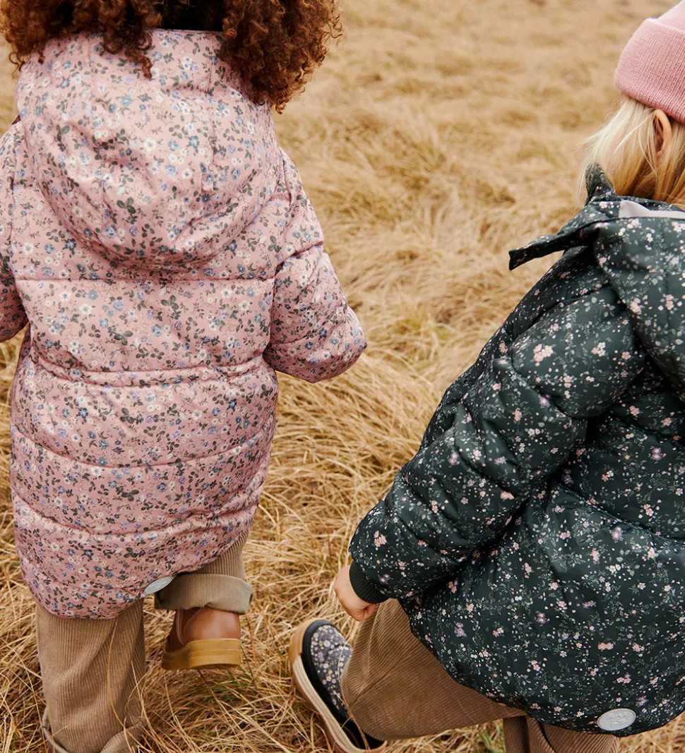 Wheat Dynejakke - Yrsa - Rose Powder Flowers