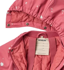 Wheat Regndragt m. Termo - PU - Aiko - Floating Flowers