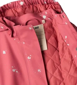 Wheat Regnjakke m. Termo - PU - Rika - Floating Flowers