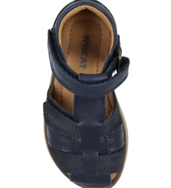 Wheat Sandaler - Sky - Navy Stripe