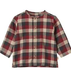 Wheat Skjorte - Shelby - Red Blue Check