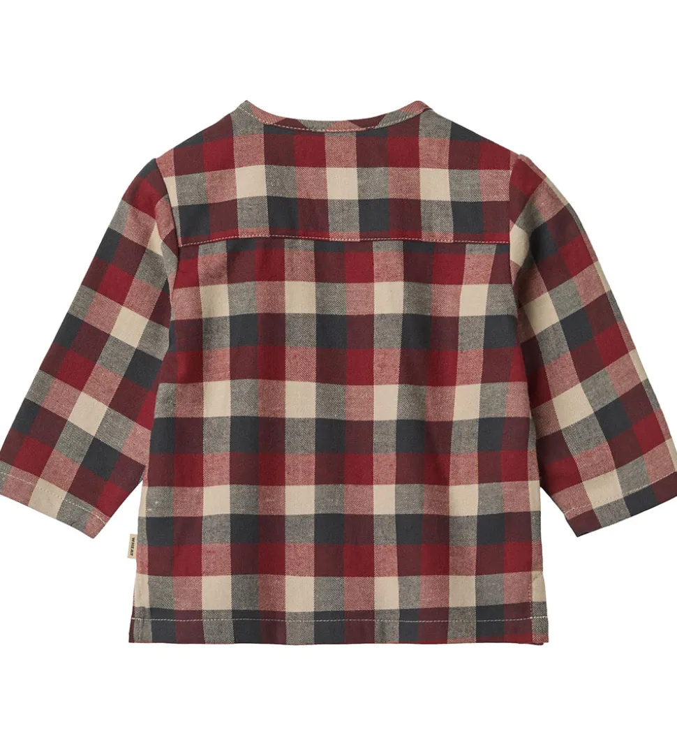 Wheat Skjorte - Shelby - Red Blue Check