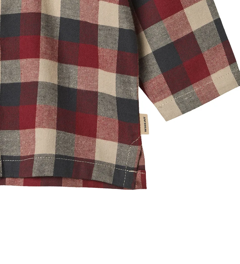 Wheat Skjorte - Shelby - Red Blue Check