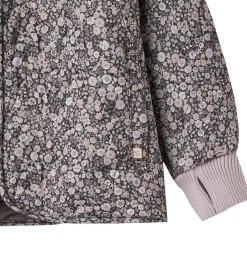 Wheat Termojakke - Thilde - Black Sea Flowers