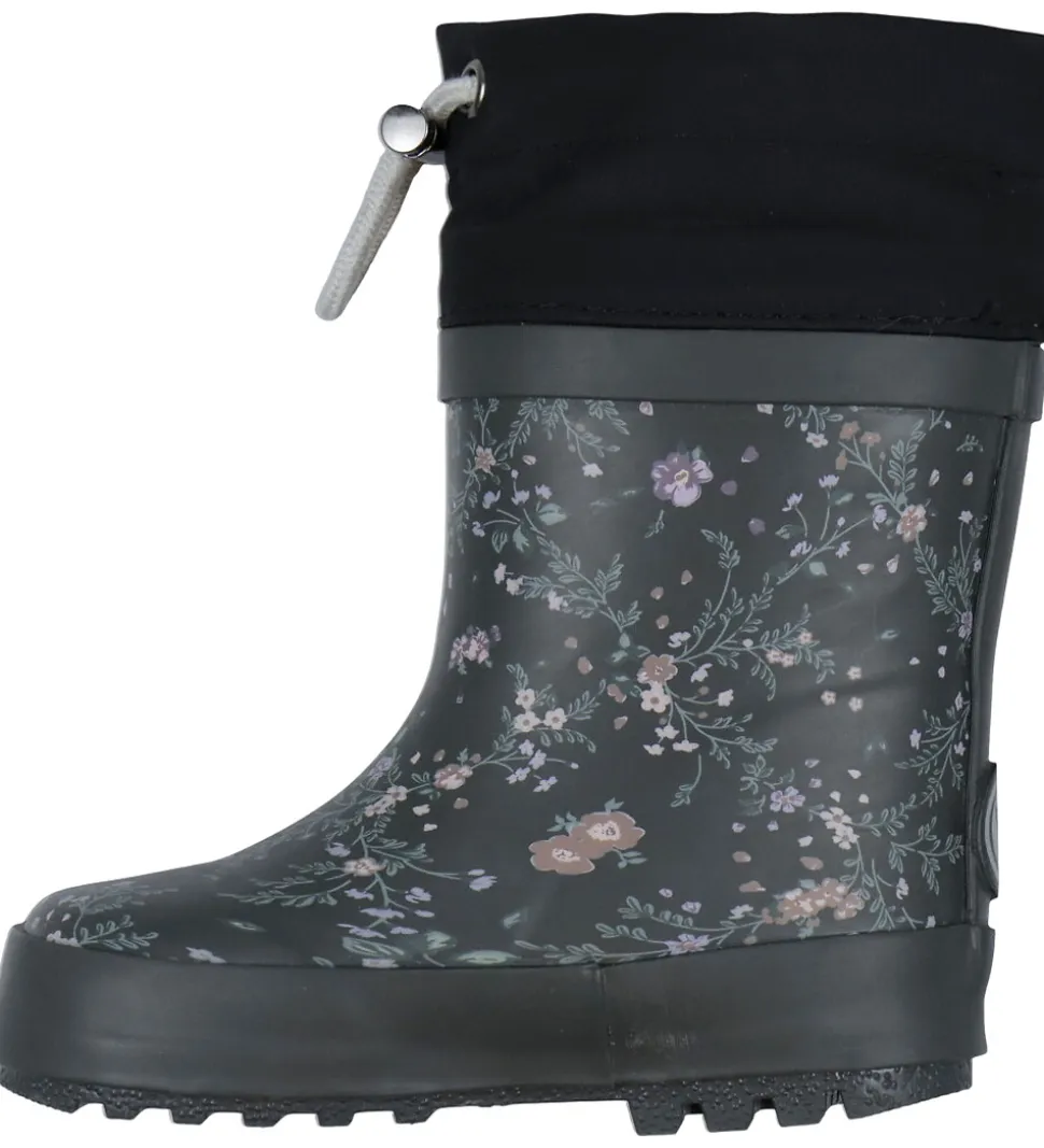 Wheat Termostøvler - Rubber - Forest Lake Checked Flowers